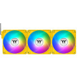 Thermaltake Ventilador de refrigeración para PC CT120 EX Reverse ARGB Sync Abejorro amarillo