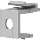Ubiquiti Inserto ciego Keystone con paso, paquete de 12, Cubierta gris