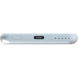 Verbatim Charge 'n' Go Polímero de litio 5000 mAh Cargador inalámbrico Azul, Banco de potencia celeste, 5000 mAh, Polímero de litio, Quick Charge 3.0, Cargador inalámbrico, Azul