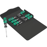 Wera 05105623001 destornillador manual Juego negro/Verde, Negro / Azul