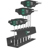 Wera Set 454/7 HF 2 destornilladores con mango transversal + soporte, 7 piezas negro/Verde