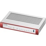 Zyxel USG FLEX 100H cortafuegos (hardware) 3 Gbit/s 3 Gbit/s, 0,75 Gbit/s, 1500 Mbit/s, 40,365 BTU/h, IKEv2, IPSec, SSL, Alámbrico
