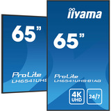 iiyama ProLite LH6541UHS-B1AG, Pantalla de gran formato negro brillante