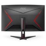 AOC G2 CQ32G2SE/BK LED display 80 cm (31.5") 2560 x 1440 Pixeles 2K Ultra HD Negro, Rojo, Monitor de gaming negro/Rojo, 80 cm (31.5"), 2560 x 1440 Pixeles, 2K Ultra HD, LED, 1 ms, Negro, Rojo