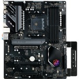 ASRock B550 PG Riptide AMD B550 Zócalo AM4 ATX, Placa base gris oscuro, AMD, Zócalo AM4, AMD Ryzen™ 3, AMD Ryzen™ 5, AMD Ryzen™ 7, 3rd Generation AMD Ryzen™ 9, AMD Ryzen 9 5th Gen, DDR4-SDRAM, 128 GB, DIMM