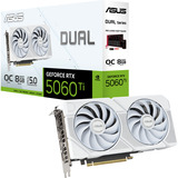 ASUS GeForce RTX 5060 Ti DUAL OC 8GB WHITE, Tarjeta gráfica blanco