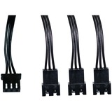 Alphacool 18602 cable de alimentación interna 0,6 m negro, 0,6 m, 3 pines, Derecho, Derecho, Negro, 18 g