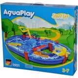 Aquaplay StartSet Vehículos de juguete, Ferrocarril Pista de vehículos de juguete, 3 año(s), Azul, Rojo, Amarillo