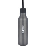 Bialetti DCXIN00009 taza de viaje 750 ml Gris Porcelana, Botella thermo gris, Gris, Acero inoxidable, Porcelana, Plástico, 12 h, 24 h