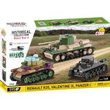 COBI Renault R35 - Valentine IX - Panzer I, Juegos de construcción 