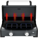 Campingaz Plancha Onyx 2, Placa de la parrilla negro