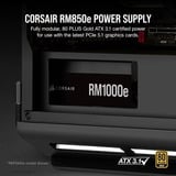 Corsair RM850e 80 Plus Gold Reacondicionado, Fuente de alimentación de PC negro