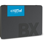 Crucial BX500 2.5" 2000 GB Serial ATA III 3D NAND, Unidad de estado sólido negro, 2000 GB, 2.5", 540 MB/s, 6 Gbit/s