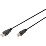 Digitus Cable de conexión USB 2.0 USB-A (conector) > USB-B (conector) negro