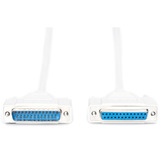 Digitus Cable de extensión para transferencia de datos serial, D-Sub25 (conector) > D-Sub25 (enchufe), Cable alargador beige