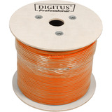 Digitus Cable de instalación profesional Cat.7 S/FTP simplex, Cca naranja
