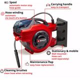 EINHELL Power X-Change GE-HR 18/30 Li-Solo, Soporte para manguera rojo