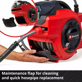 EINHELL Power X-Change GE-HR 18/30 Li-Solo, Soporte para manguera rojo