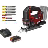 EINHELL Sierra de calar inalámbrica Power X-Change TE-JS 18/100 Li, 18 Voltios rojo/Negro