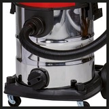 EINHELL TE-VC 36/25 Li S-Solo, Aspiradora en húmedo y en seco rojo/Acero fino