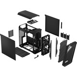 Fractal Design Torrent Compact Torre Negro, Cajas de torre negro, Torre, PC, Negro, ATX, EATX, micro ATX, Mini-ITX, SSI CEB, Acero, Juego