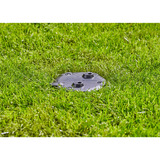 GARDENA Placa de montaje AquaPrecise, sobre el suelo, Soporte negro