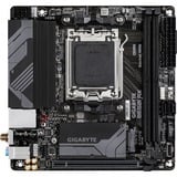 GIGABYTE B650I AX, Placa base negro/Gris