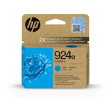 HP Cartucho de Tinta Original EvoMore 924e cian Alto rendimiento (XL), Cian, 1 pieza(s), 800 páginas, Pack individual