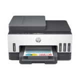 HP Smart Tank 7305 All-in-One, Impresora multifuncional gris/blanco, Impresión a doble cara; Copiadora y escáner, Inyección de tinta térmica, Impresión a color, 4800 x 1200 DPI, A4, Impresión directa, Gris