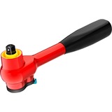 Hazet Carraca de dientes finos 8816HPKV, aislada de protección rojo