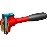 Hazet Carraca de dientes finos 8816HPKV, aislada de protección rojo