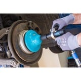 Hazet Lijadora para cubos de rueda (cuerpo base + 3 discos de lijado), Ø 160 mm, Rueda de esmeril azul