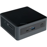 Intel® NUC NUC10i5FNHN UCFF Negro i5-10210U 1,6 GHz, Barebone gris/Negro, UCFF, Mini PC barebone, DDR4-SDRAM, M.2, Serial ATA III, Ethernet, Wi-Fi 6 (802.11ax)