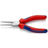 KNIPEX Alicates redondos (Alicates de punta larga) 30 35 160, Pinzas rojo/Azul