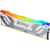 Kingston FURY KF584CU40RWAK2-48, Memoria RAM plateado/blanco