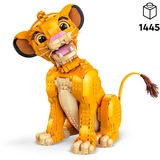 LEGO Disney El Rey León: Simba Joven, Juegos de construcción Juego de construcción, 18 año(s), Plástico, 1445 pieza(s), 2,18 kg