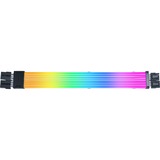 Lian Li Cable de extensión Strimer Wireless PW8-1W, GPU 2x6+2-Pin RGB, Cable alargador 