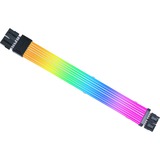 Lian Li Cable de extensión Strimer Wireless PW8-1W, GPU 2x6+2-Pin RGB, Cable alargador 
