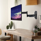Lindy Soporte de pared ajustable para pantalla, Soporte de monitor negro