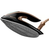 Philips Centro de planchado PerfectCare Elite Plus GC9682/80, Estación de planchado a vapor negro/Bronce, 2700 W, 600 g/min, Suela de T-ionicGlide, 8 bar, 1,8 L, 165 g/min