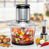 Rommelsbacher Picadora múltiple MZ 800, Trituradora acero fino/Negro