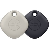 SAMSUNG EI-T5300MBEGEU localizador de llaves Bluetooth Negro, Blanco, Rastreador de seguimiento negro/Gris claro, Negro, Blanco, Android 10, Android 8.0, Android 9.0, 150 m, CR2032, 7200 h, 2 pieza(s)