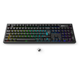 Sharkoon OfficePal KB70W Silent, Teclado negro