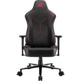 Sharkoon SGS30 Silla para videojuegos universal Asiento acolchado tapizado Negro, Rojo, Asientos de juego negro/Rojo, Silla para videojuegos universal, 130 kg, Asiento acolchado tapizado, Respaldo acolchado tapizado, 185 cm, Negro / Rojo