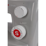 Singer Máquina de coser mecánica Simple 3223 gris claro