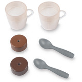 Smoby Cafetera espresso, Juego de rol negro/Plateado