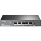 TP-Link TL-R470T+ router Ethernet rápido Negro azul, Ethernet WAN, Ethernet rápido, Negro, Minorista