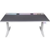 Thermaltake Escritorio de juego G700 RGB blanco, Gaming Desk  blanco