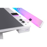 Thermaltake Escritorio de juego G700 RGB blanco, Gaming Desk  blanco