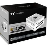 Thermaltake TT Toughpower GF3 Snow 1200W, Fuente de alimentación de PC blanco